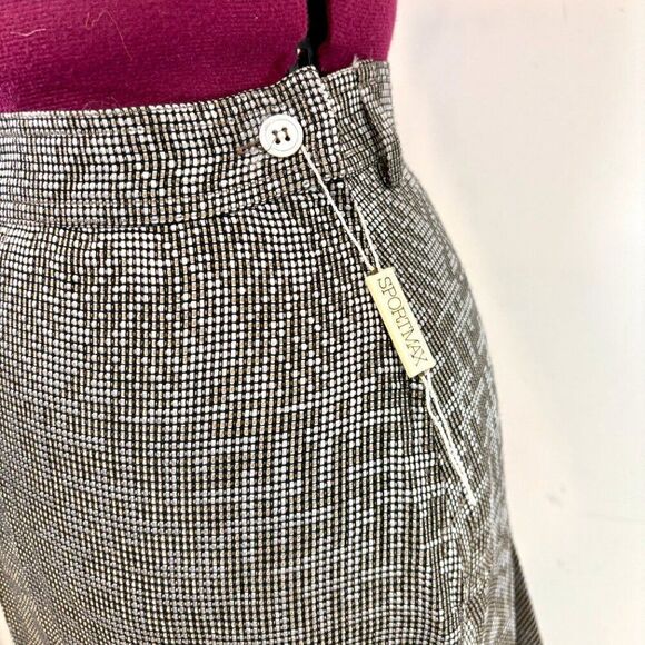 SPORTMAX Gray Pencil Vintage Skirt Midi Lenght sz 6 - Picture 15 of 15